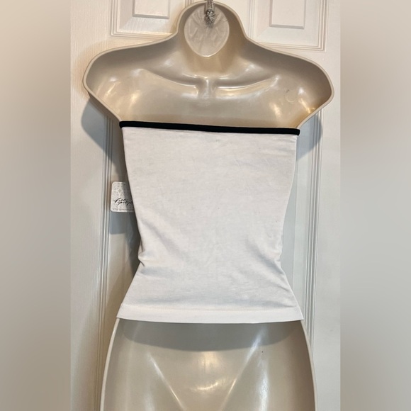 Free People X The Bureau Tube Top, Strapless, Blue Floral, Size Small - Picture 3 of 9